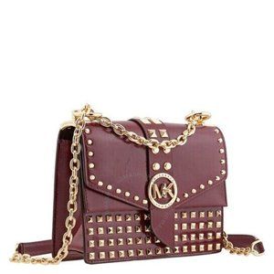 Michael Kors Greenwich Patent Leather LUX Chain Crossbody